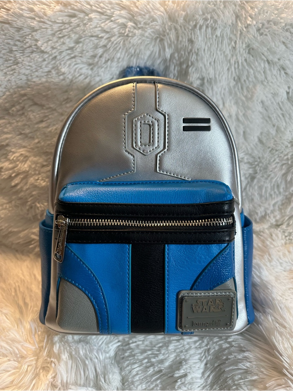 NEW Star Wars Disney Jango Fett Loungefly Mini Backpack